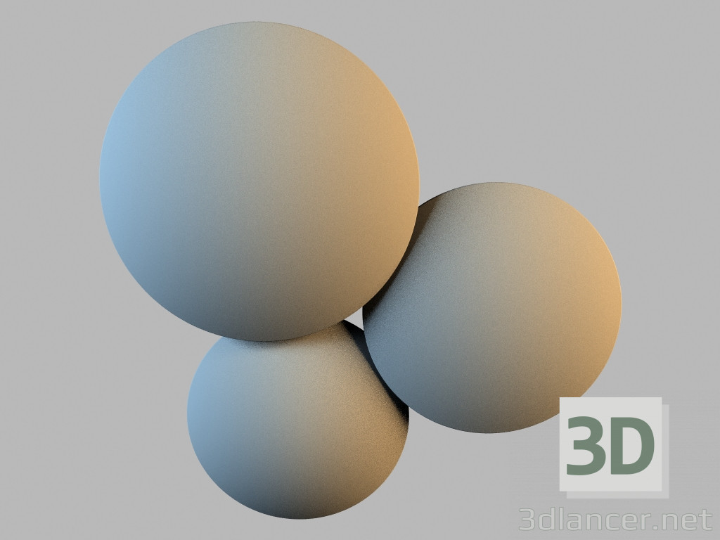 3D modeli 5435 tavan lambası - önizleme