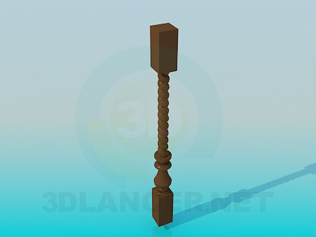 modelo 3D balaustre - escuchar modelo 3D balaustre - escuchar