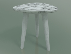 Side table (241, Marble, White)