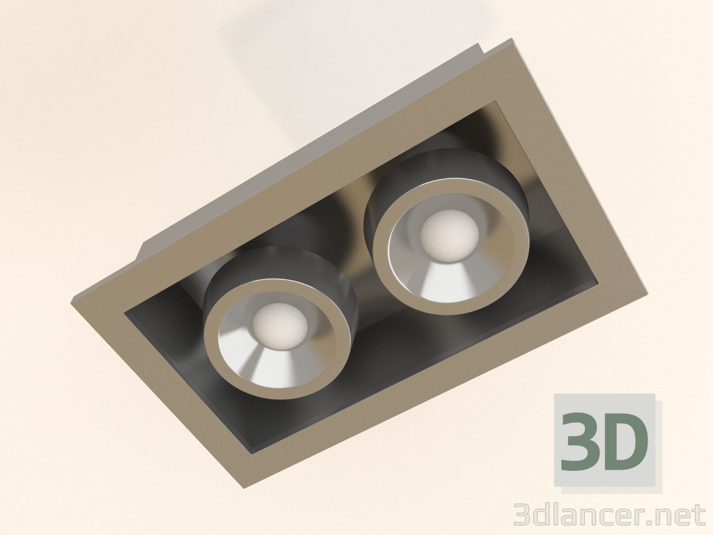3D Modell Einbauleuchte MFusion L21 - Vorschau