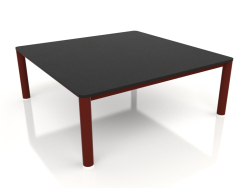 Coffee table 94×94 (Wine red, DEKTON Domoos)