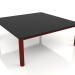 modèle 3D Table basse 94×94 (Rouge vin, DEKTON Domoos) - preview