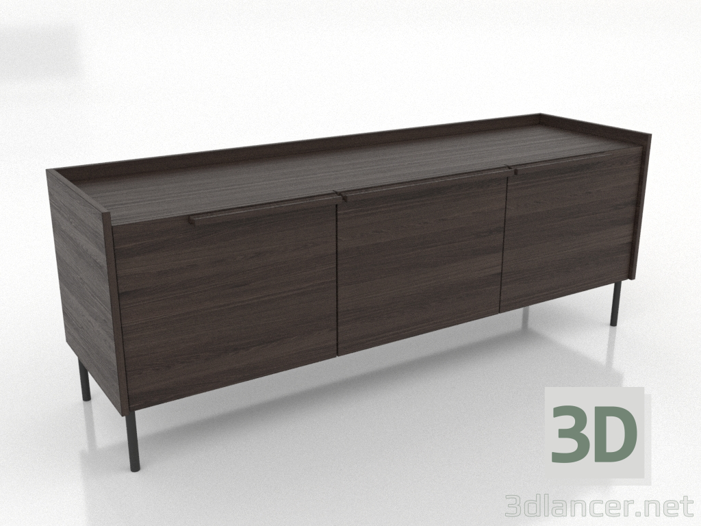 Modelo 3d Móvel de TV 2 1500 mm (nogueira de freixo) - preview Modelo 3d Móvel de TV 2 1500 mm (nogueira de freixo) - preview