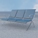 3d model Simple bench - preview