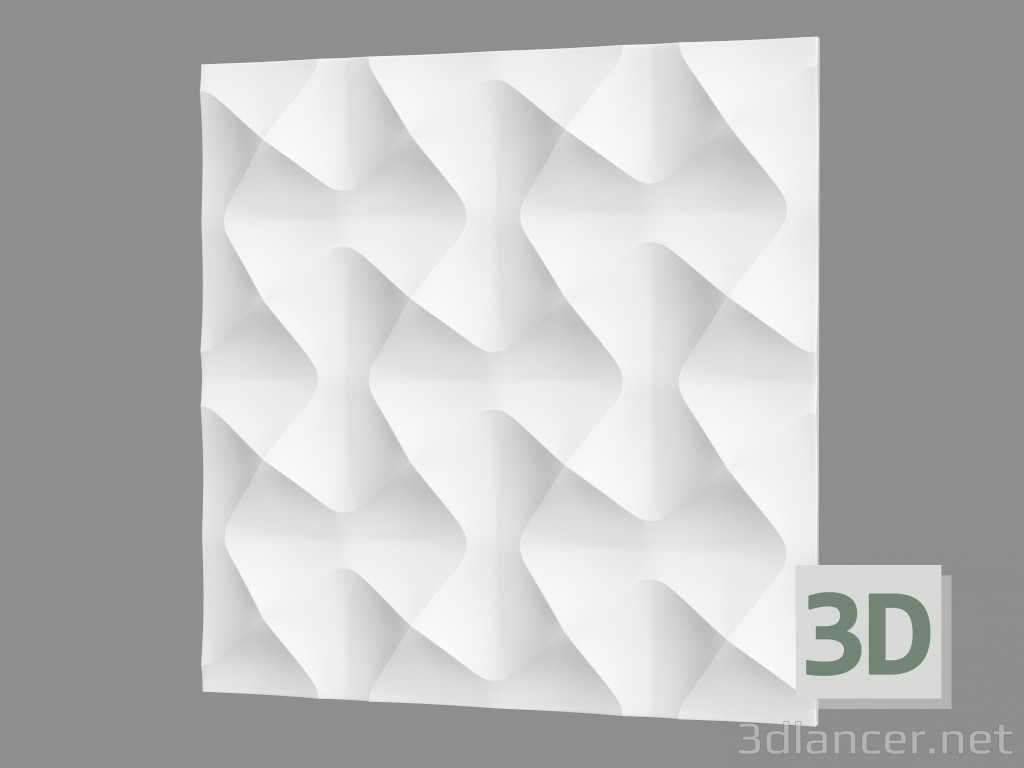 3d модель 3D панель Aura (M-0011) – превью