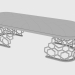 3D modeli Tezgah AMANDA BENCH (130x40xH40) - önizleme