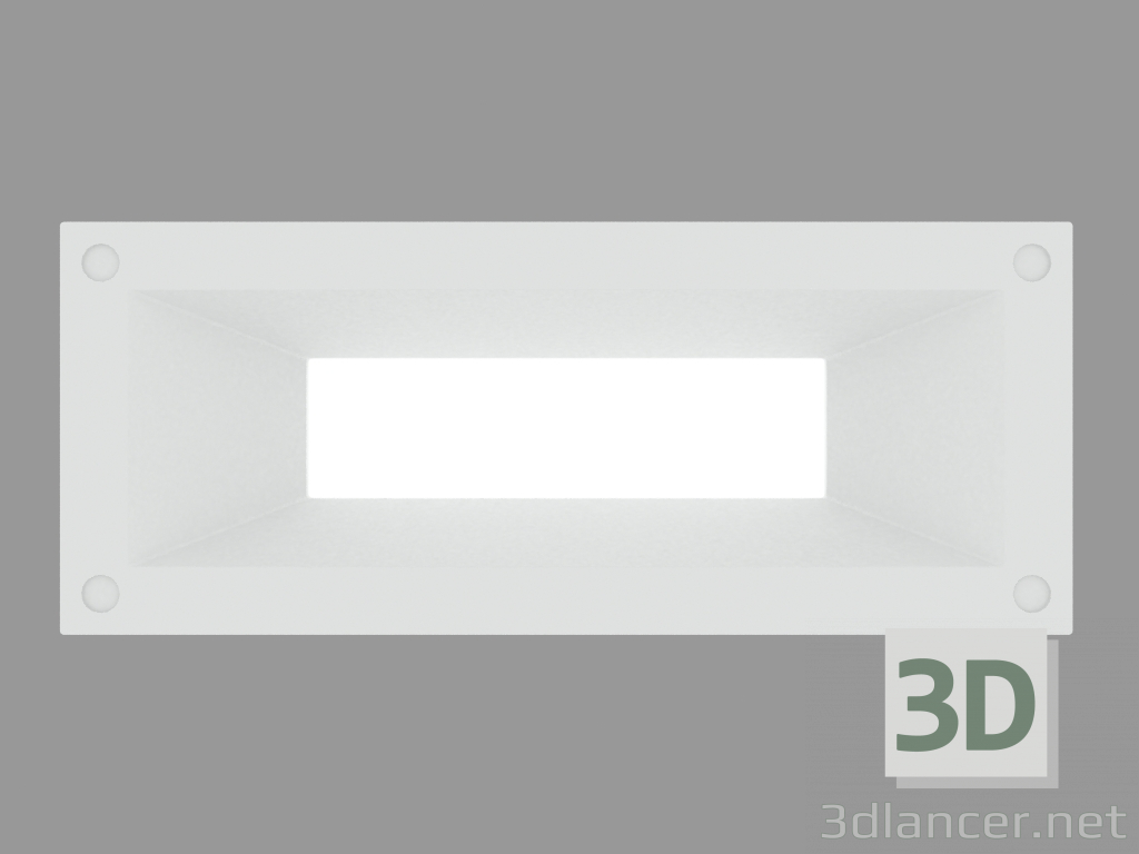 3D Modell Wandeinbauleuchte LINK HORIZONTAL (S4682W) - Vorschau