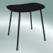 3d model Fiber tube stool (Black) - preview