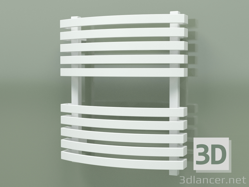 3D Modell Beheizter Handtuchhalter Kioto One (WGKIN055048-S8, 555x480 mm) - Vorschau