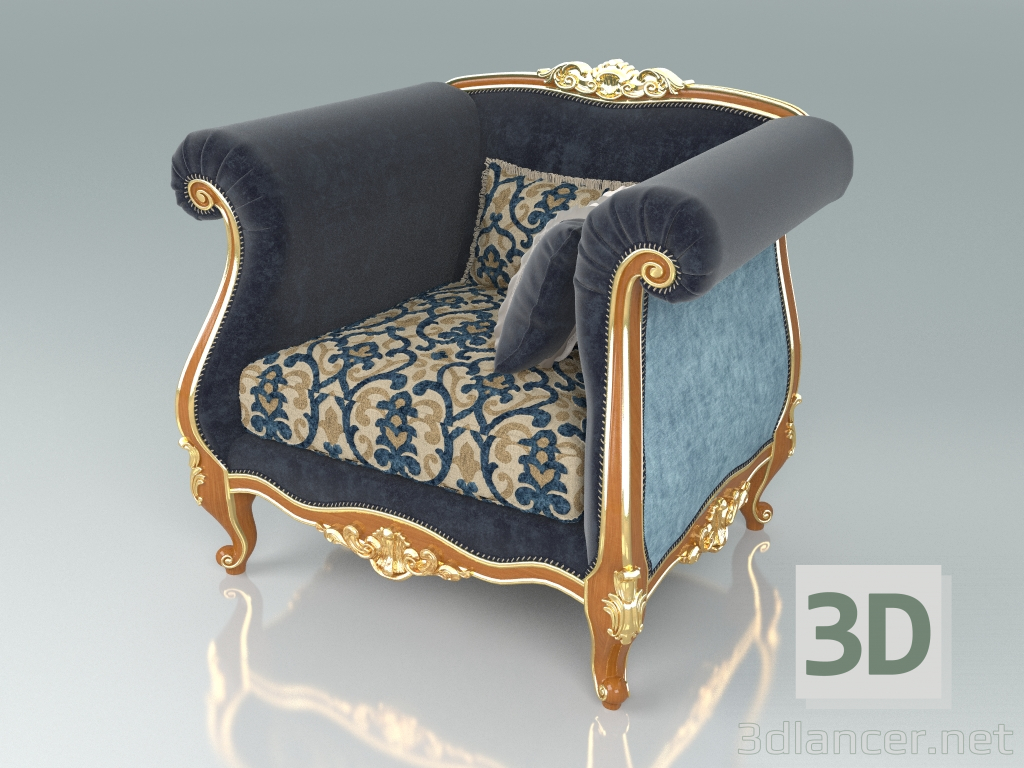3D Modell Sessel (Art. 13417) - Vorschau