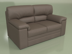 Ella sofa 2-seater (Brown leather)
