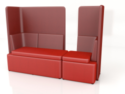 Modular sofa Kaiva High KAV4L+KAV1