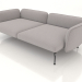 Modelo 3d Módulo de sofá 2,5 lugares de profundidade com braços 85 - preview