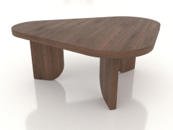 Mesa de centro COBBLE (L, roble tabaco)