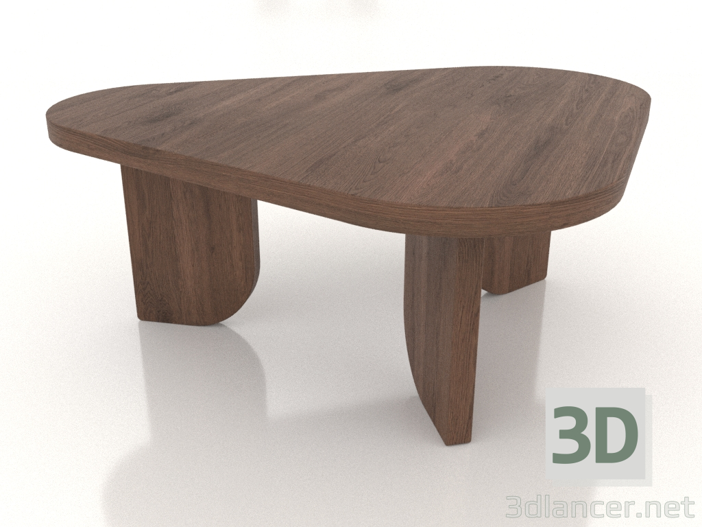 3d модель Столик журнальный COBBLE (L, дуб тобако) – превью