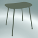 3d model Fiber tube stool (Dusty Green) - preview
