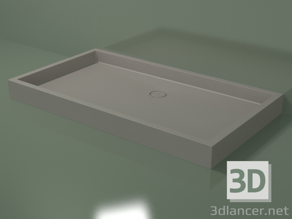 modèle 3D Receveur de douche Alto (30UA0144, Clay C37, 180x100 cm) - preview