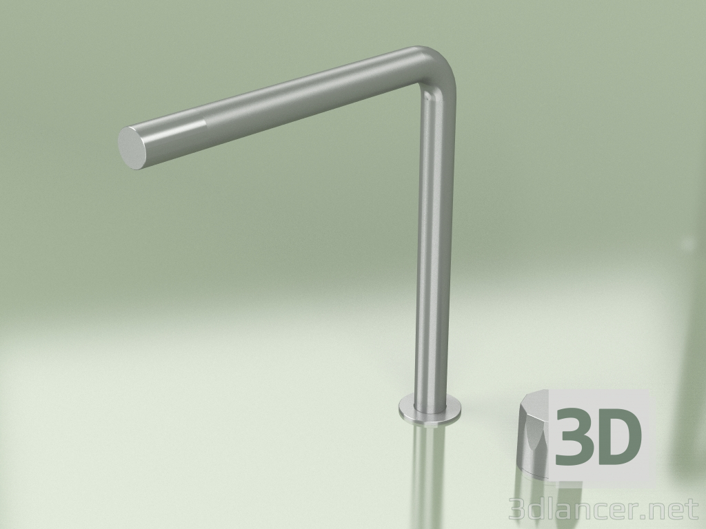 modèle 3D Mélangeur hydro-progressif 2 trous avec bec haut 259 mm (15 08, AS) - preview