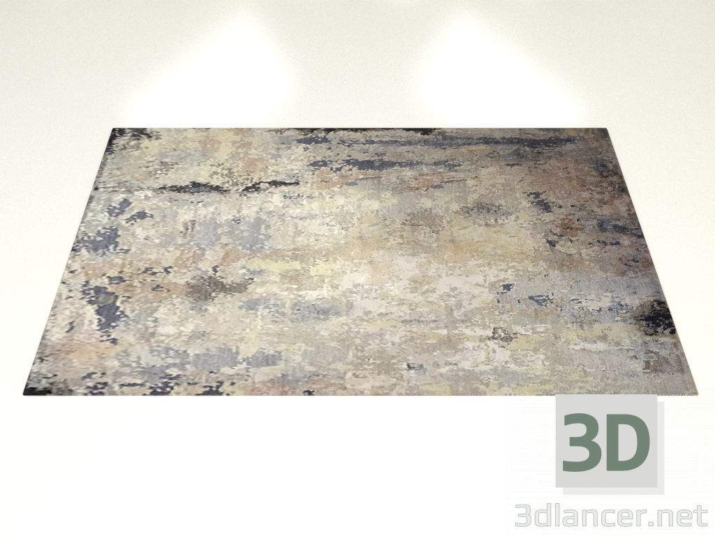 3d model Knotted rug, Sea design - preview