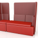 3d model Modular sofa Kaiva High KAV1+KAV4R - preview