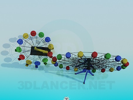 3d model Attractions - preview 3d model Attractions - preview