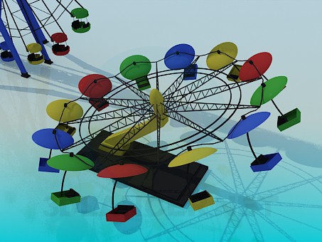 3d model Attractions - preview 3d model Attractions - preview