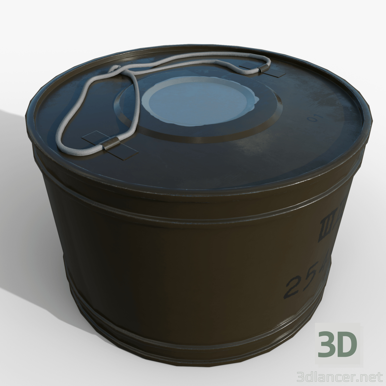 modello 3D di Bomba fumogena DM-11 comprare - rendering
