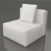 modello 3D Modulo divano, sezione 3 (Grigio cemento) - anteprima
