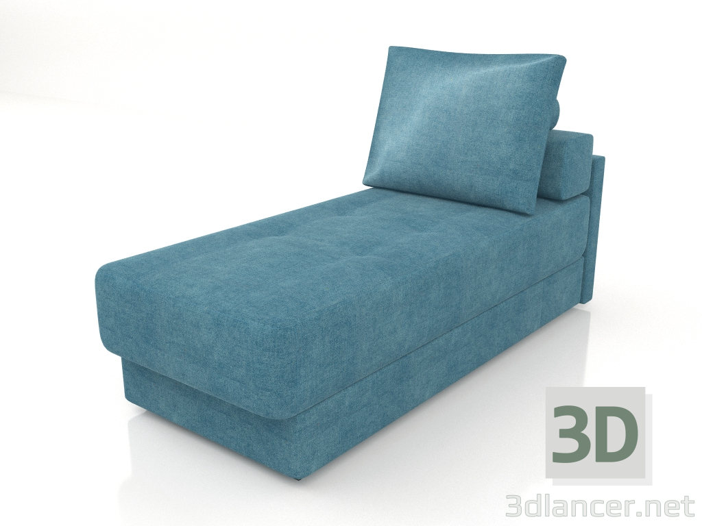 3d model Módulo sofá Mercury 7 - vista previa