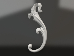 Decorative plaster element DE 013 B (451x176)