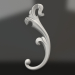 3d model Decorative plaster element DE 013 B (451x176) - preview