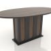 3d model Mesa de comedor OVAL 1600x900 mm (nogal fresno aclarado) - vista previa