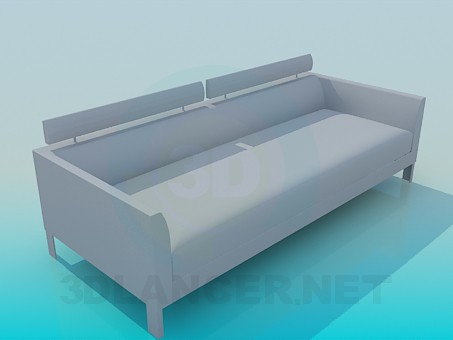 modelo 3D Sofá - escuchar modelo 3D Sofá - escuchar