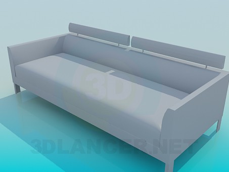 modelo 3D Sofá - escuchar modelo 3D Sofá - escuchar