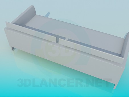 modelo 3D Sofá - escuchar modelo 3D Sofá - escuchar
