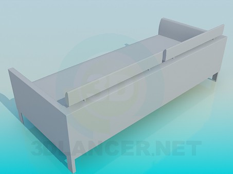 modelo 3D Sofá - escuchar modelo 3D Sofá - escuchar