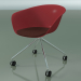 3 डी मॉडल कुर्सी 4227 (4 कैस्टर, सीट कुशन के साथ, PP0003) - पूर्वावलोकन