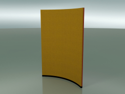 Panel curvo 6413 (167,5 cm, 72 °, D 100 cm, dos tonos)