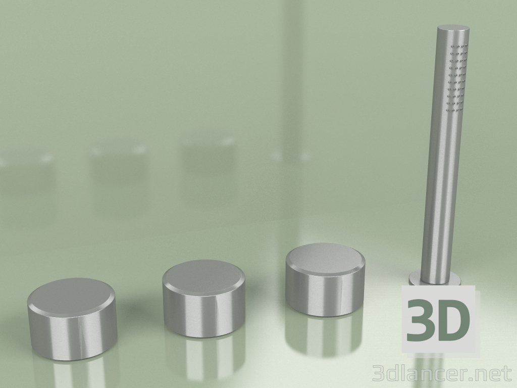 modèle 3D Mitigeur hydro-progressif avec douchette (16 99, AS) - preview