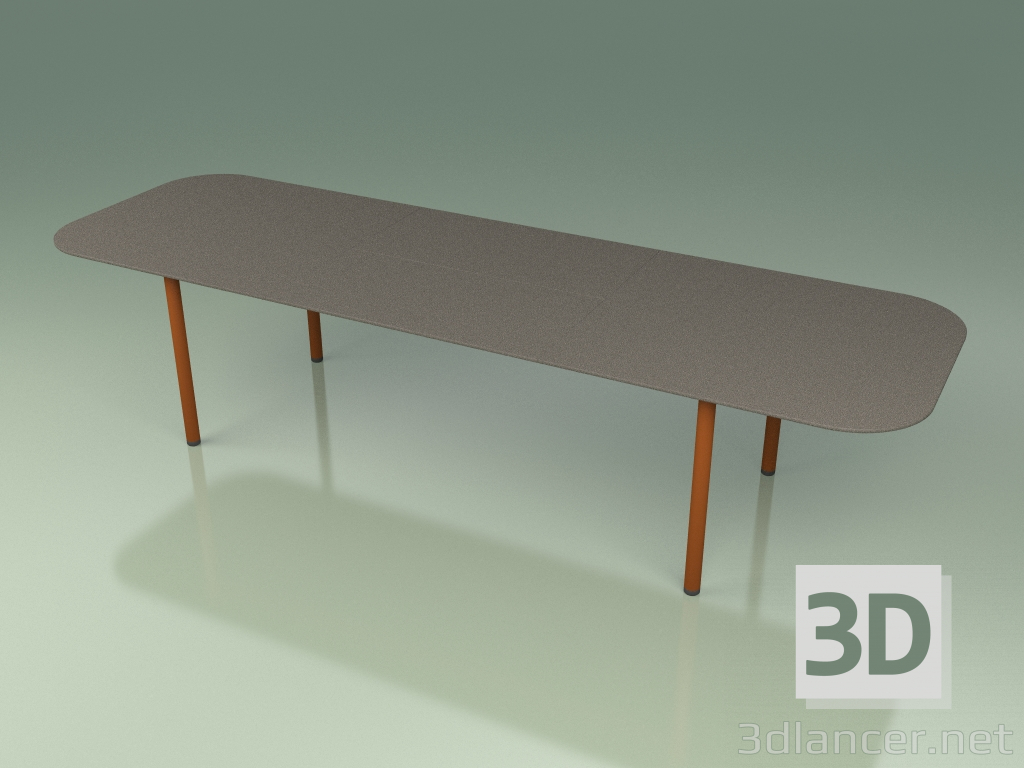 3d model Expandable dining table 030 (Metal Rust) - preview