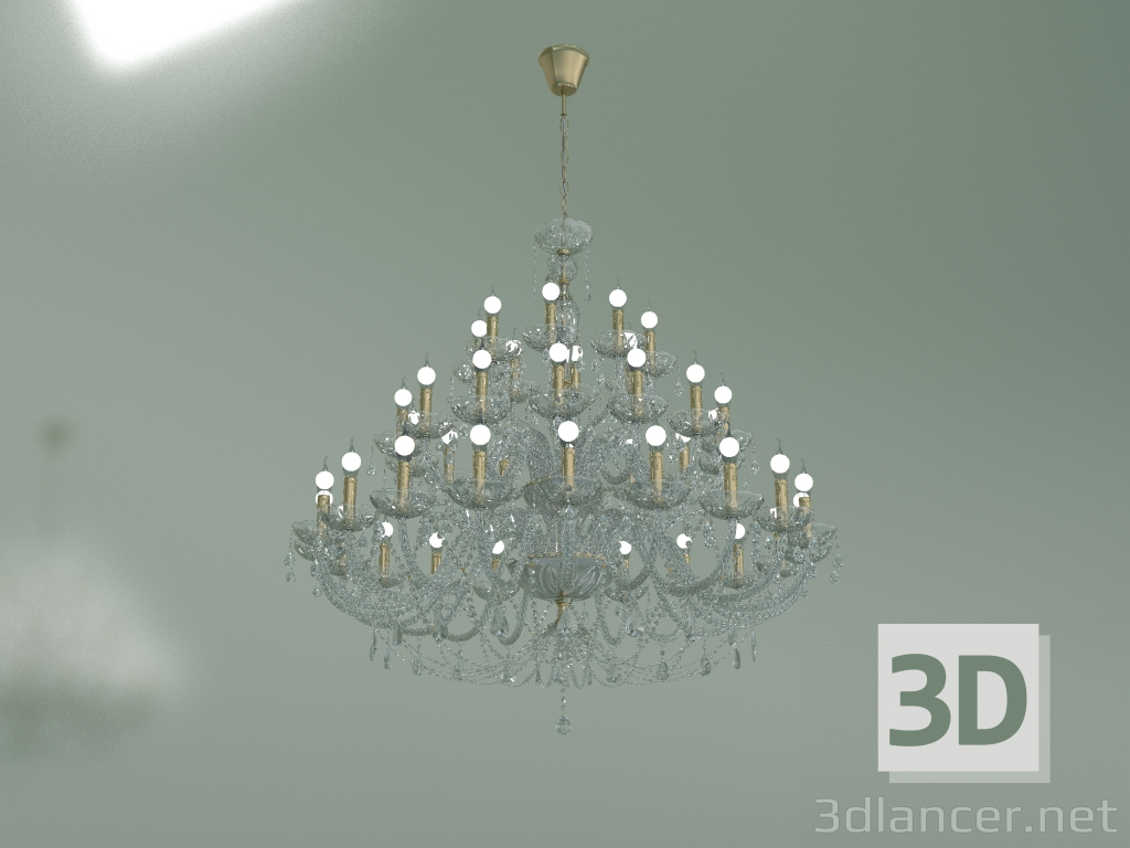 3d model Hanging chandelier 520-20+14+8 (Strotskis) - preview