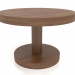 3 डी मॉडल कॉफी टेबल जेटी 022 (डी = 600x400, लकड़ी की भूरी रोशनी) - पूर्वावलोकन