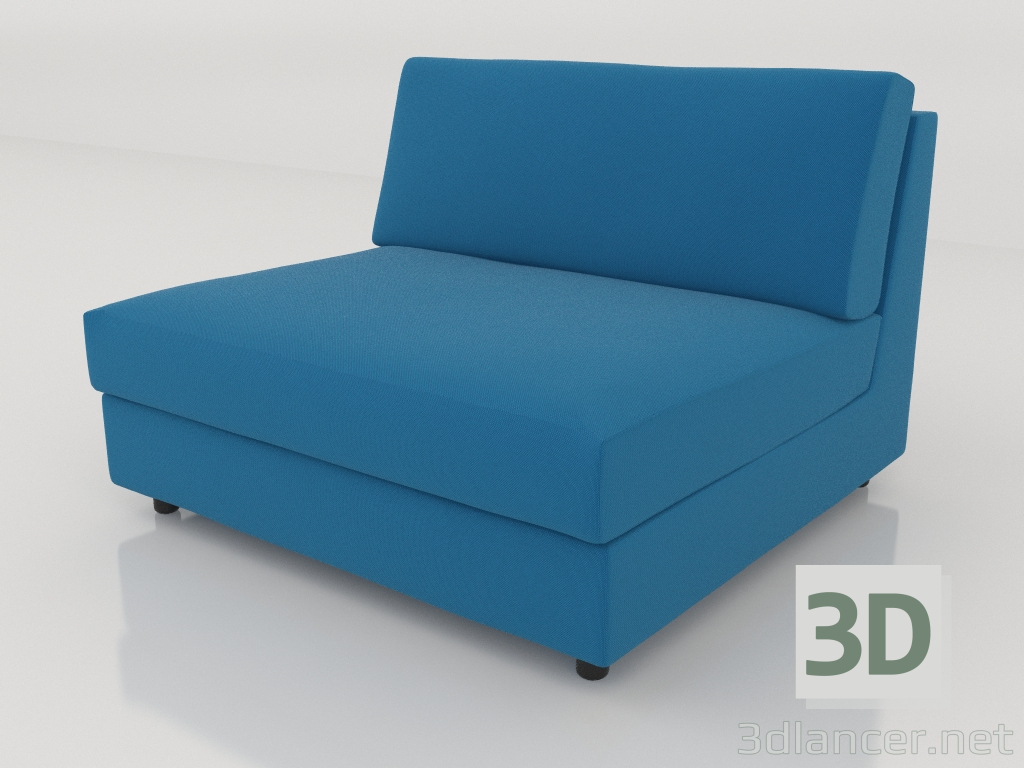 Modelo 3d Módulo sofá 103 individual - preview