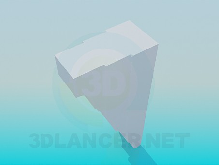 modelo 3D Elemento de la cornisa - escuchar modelo 3D Elemento de la cornisa - escuchar