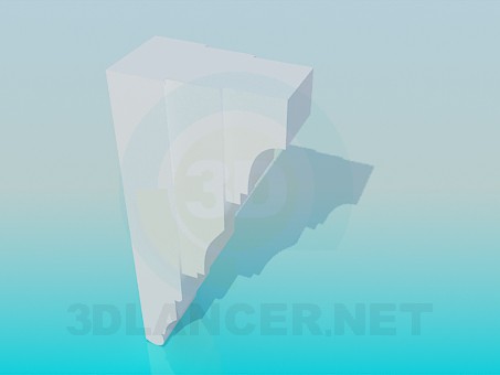 modelo 3D Elemento de la cornisa - escuchar modelo 3D Elemento de la cornisa - escuchar