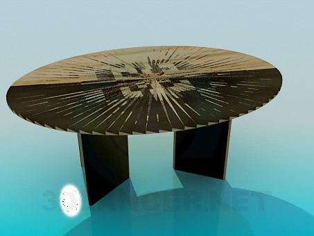 modelo 3D Mesa ovalada - escuchar modelo 3D Mesa ovalada - escuchar