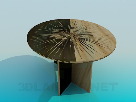 modelo 3D Mesa ovalada - escuchar modelo 3D Mesa ovalada - escuchar