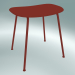 3d model Fiber tube stool (Dusty Red) - preview