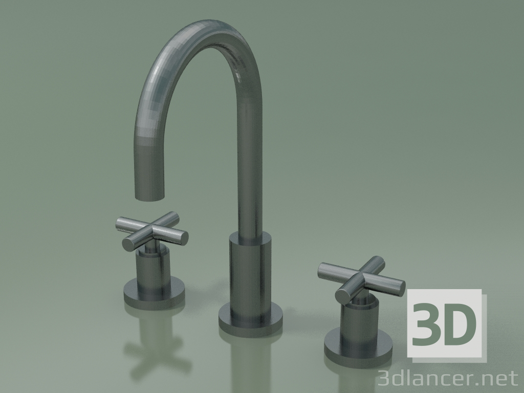 3d model Mixer with two handles and three mounting holes (20 710 892-990010) - preview