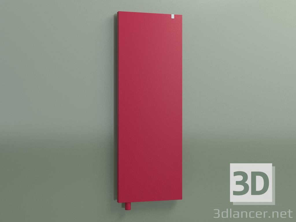 modello 3D Radiatore Relax Renova (1663 x 592, rosso fragola - RAL 3018) - anteprima